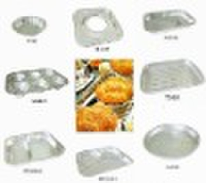 Supply household aluminum foil container for food