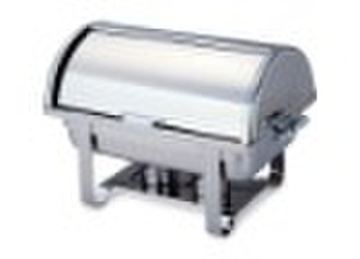 Edelstahl Oblong Roll Top Chafer