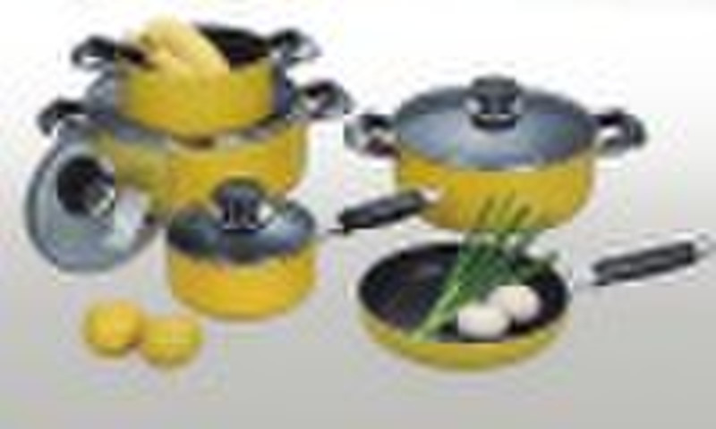 9pcs Heat Resistant Kochtopf-Set