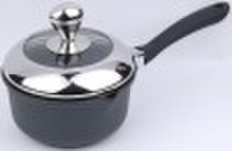 16cm Die Cast Aluminium Sauce Pan with semi S/S-gl