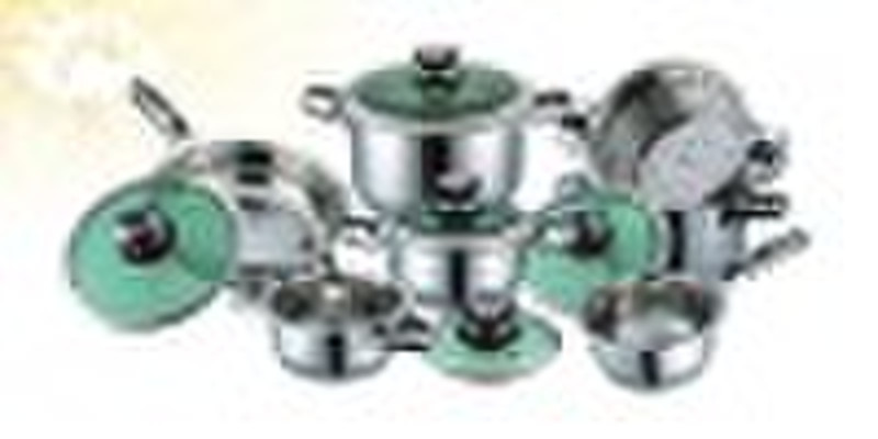 12pcs stainless steel cookware