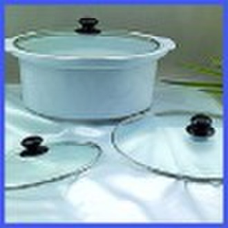 Oval Glass Lid