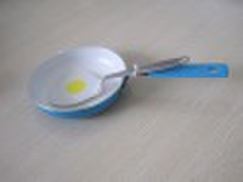 Aluminium nonstick egg fry pan with turner OPM-J50