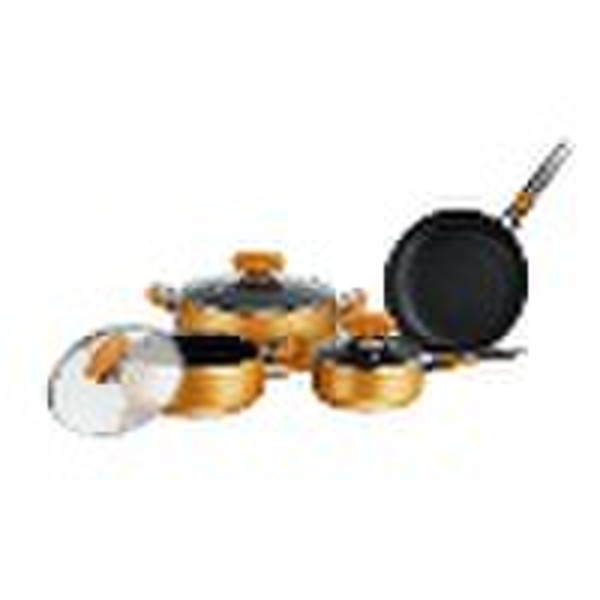 7PCS ALUMINIUM NON-STICK COOKWARE SET ( OPM-6022 )