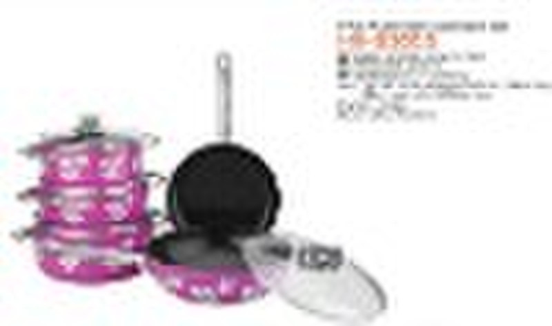 Kithen 9pcs Non-stick Aluminum Cookware Set