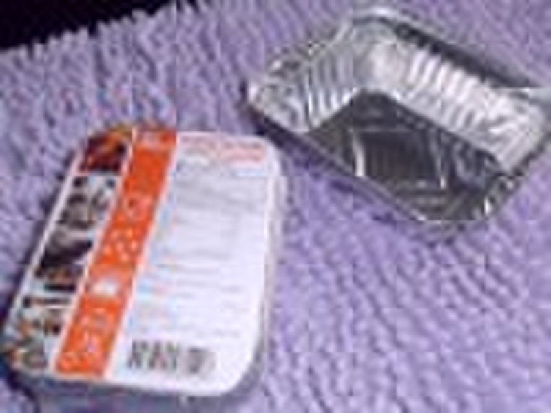 Aluminum foil food container