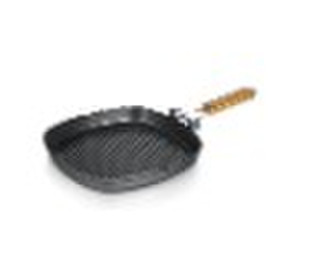 Druckguss-Aluminium-Antihaft-Grillpfanne