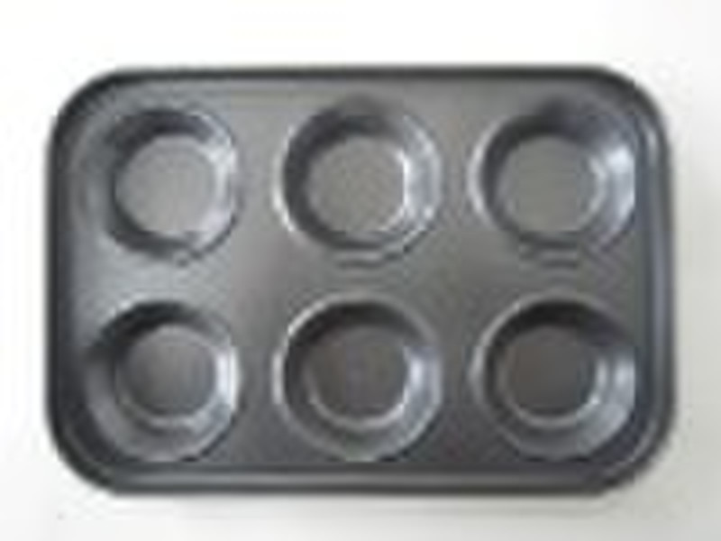 NONSTICK bakeware set 6 cups muffin pan