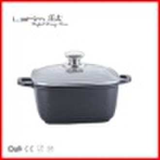 die-casting aluminum non-stick square soup pot