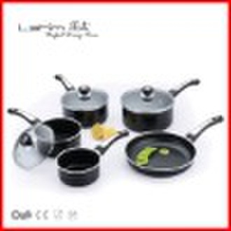 11pcs aluminum non-stick cookware set