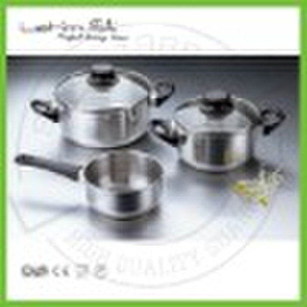 6pcs stainless steel cookware set