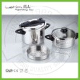 stainless steel pressure cooker twin set