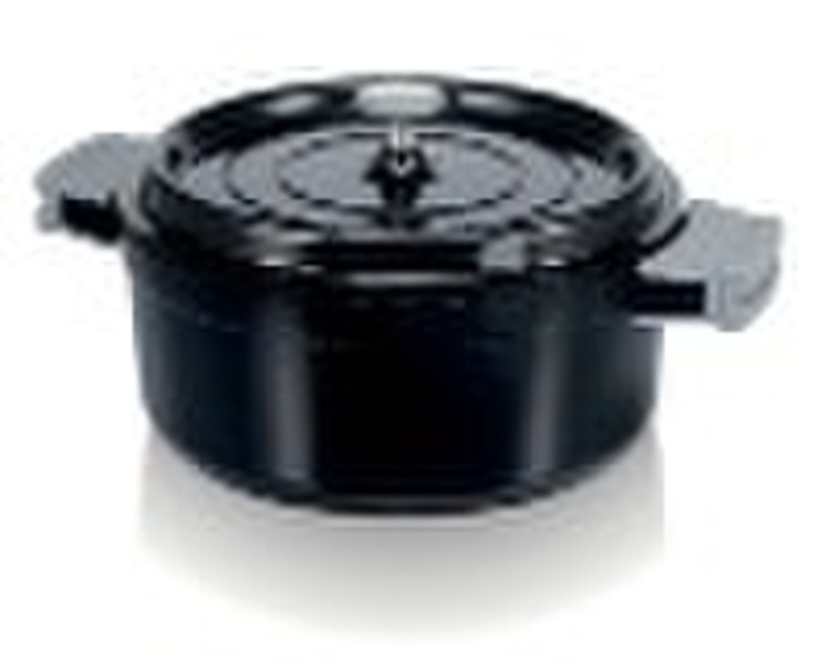 die-cast aluminium non-stick casserole with cast a