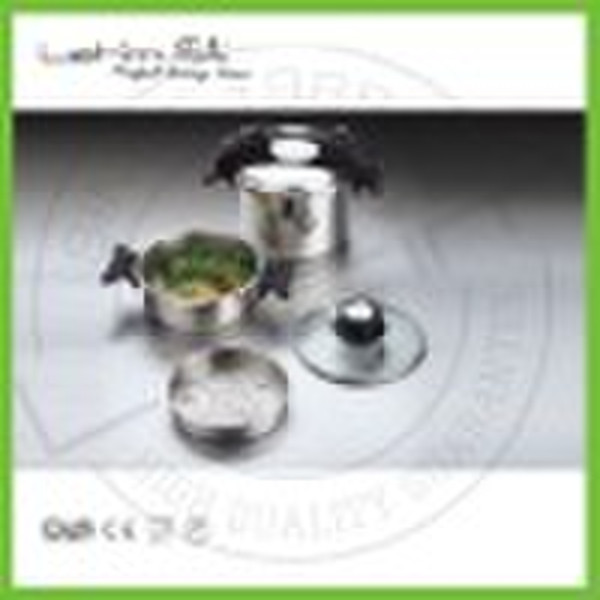 18/8 stainless steel pressure cooker