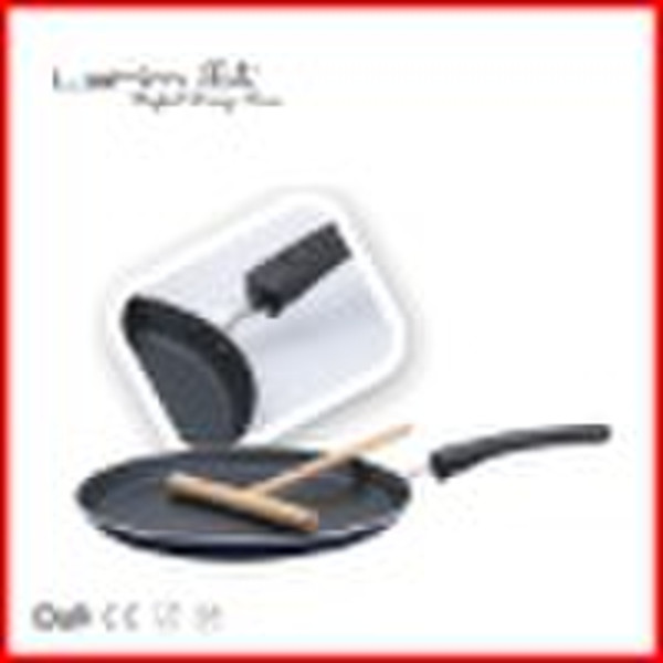 aluminum non-stick shallow fry pan/grill pan