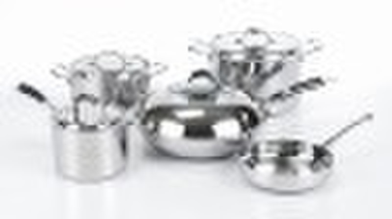 Stainless Steel Cookware set (3 ply)