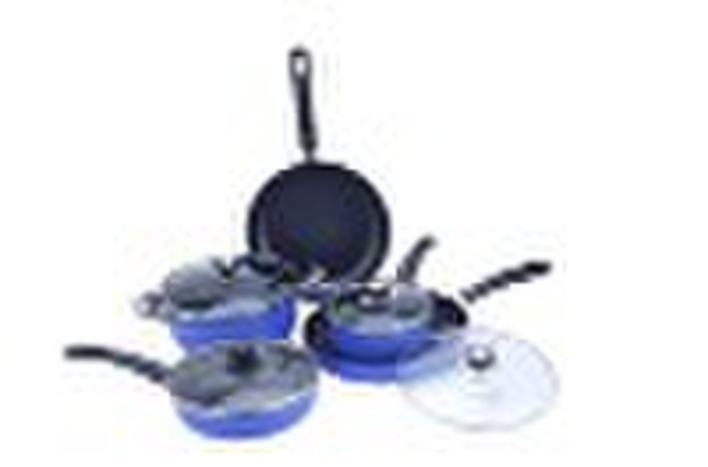 10pcs iron non-stick cookware set