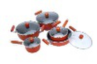 10PCS non-stick cookware set SGS