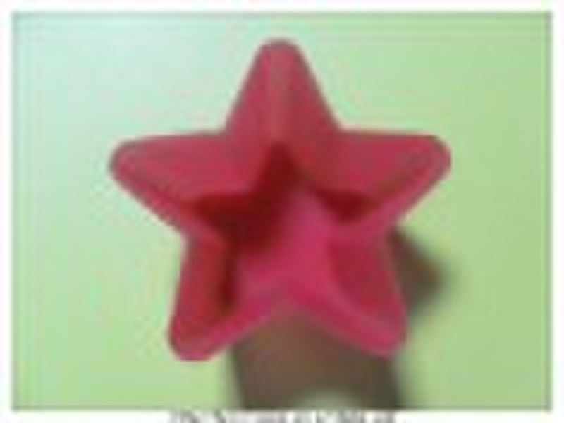 star-shaped silicone cake mould