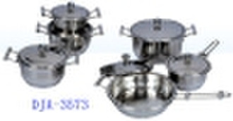 DJA-3573 12PCS STAINESS STEEL COOKWARE SET