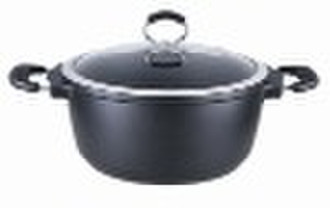 Die-cast aluminium soup pot