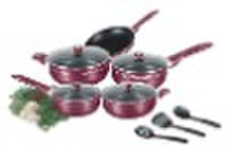 12pcs Aluminium non-stick cookware set