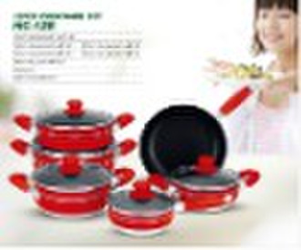 12pcs Aluminium non-stick cookware set