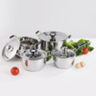 stainless steel cookware set or copper