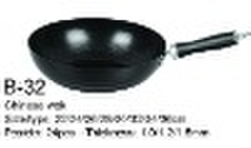 Kohlenstoffstahl Wok