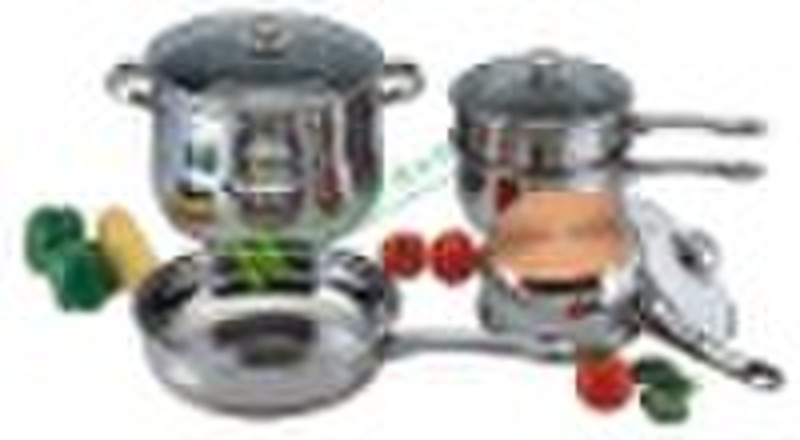 stainless steel copper bottom cookware