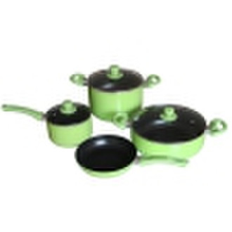 7pcs hard-anodized non-stick cookware set