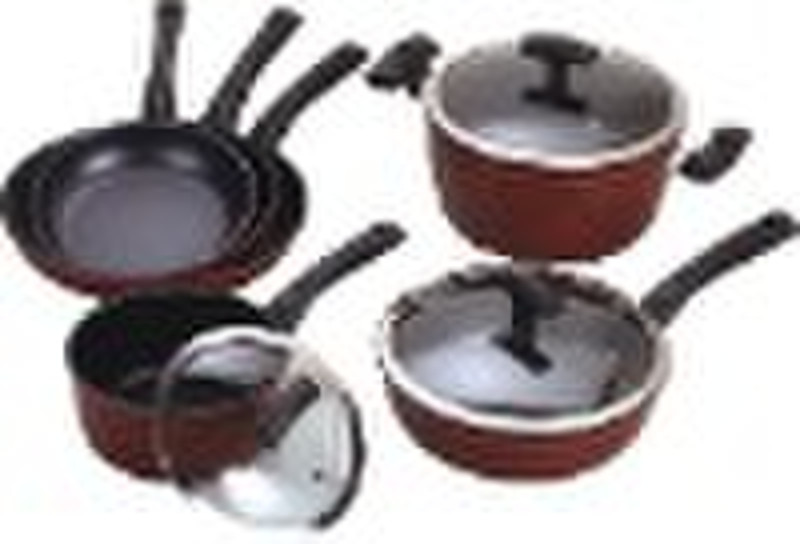 9pcs ceramic cookware set