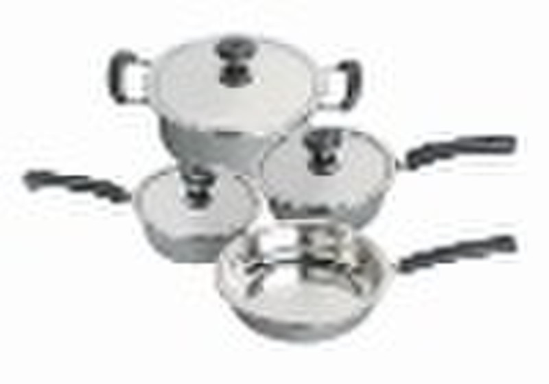 7pcs Stainless Steel Cookware Set