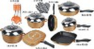 Die-cast aluminum cookware set