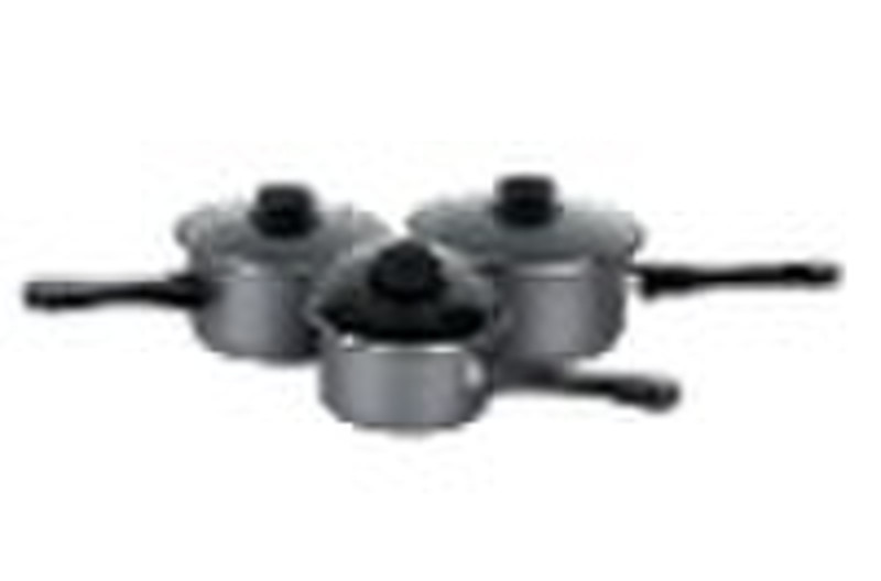 6pcs non-stick sauce pan set(cookware sets)