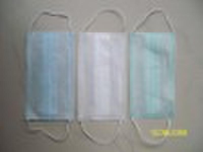 dispossible non woven 3ply filtration face mask