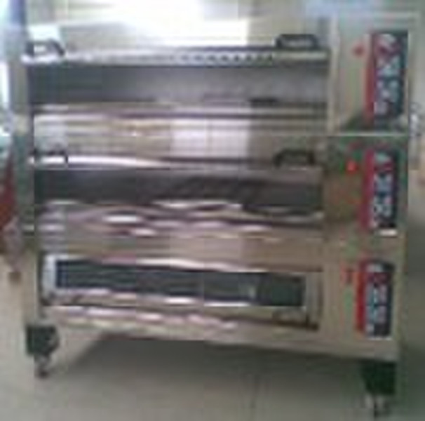 Baking deck oven