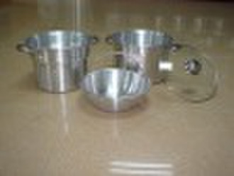 aluminium pasta pot set