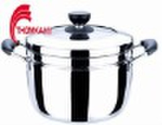 Japanese Stainless steel cooking steamer pot