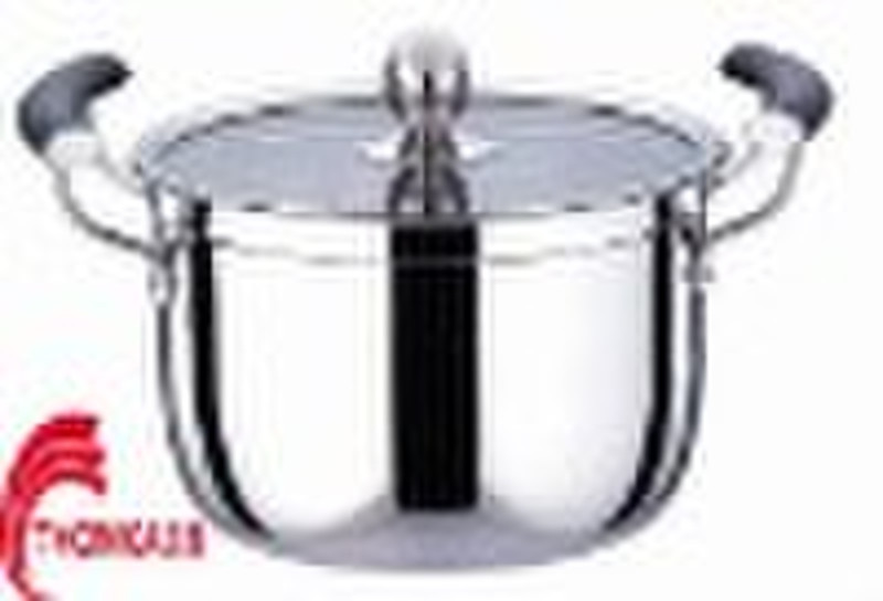 korea style stainless steel stock pot