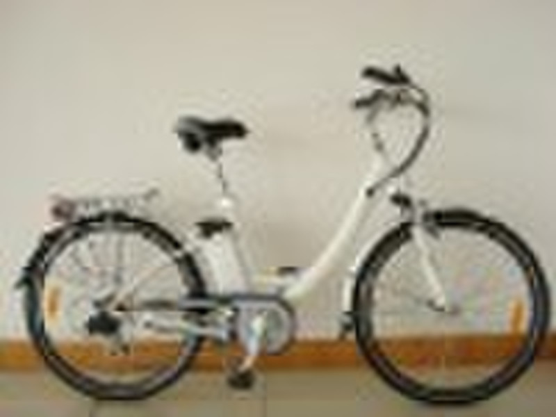Front wheel motor city electric bike with SHIMANO