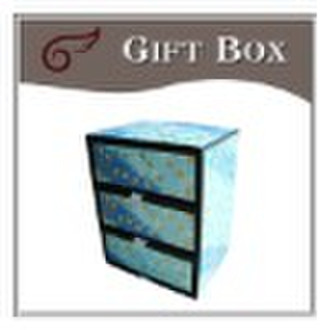 Zarte, BEY gemacht, Blue Flower Drawer Gift Box