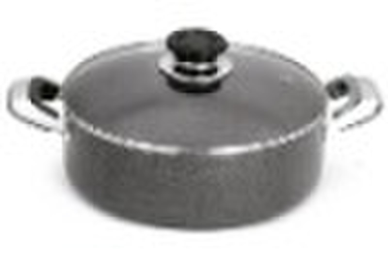 Aluminum Vertical wok with lid