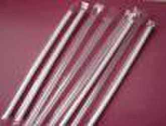 Straws mit Plastik eingewickelt