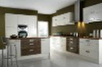 Wood Veneer Kitchen Cabinet