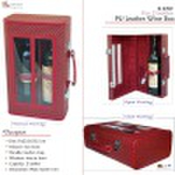 PU LEATHER WINE BOX