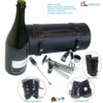 PU Leather Wine carrier