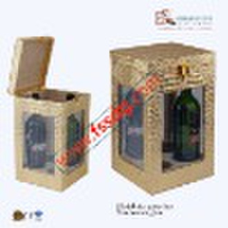 Leather wine box