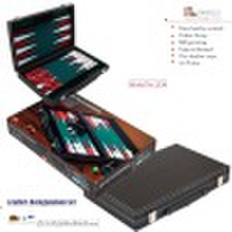 Lether Backgammon set