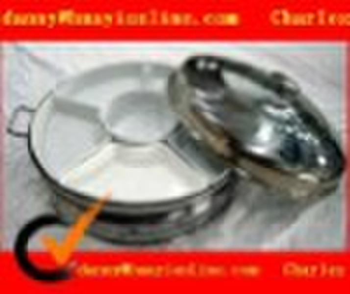 chafing dish with glass cover